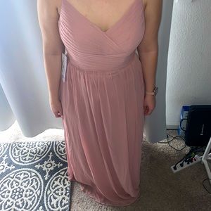 Azazie Blake Dusty Rose Dress - New with tags!